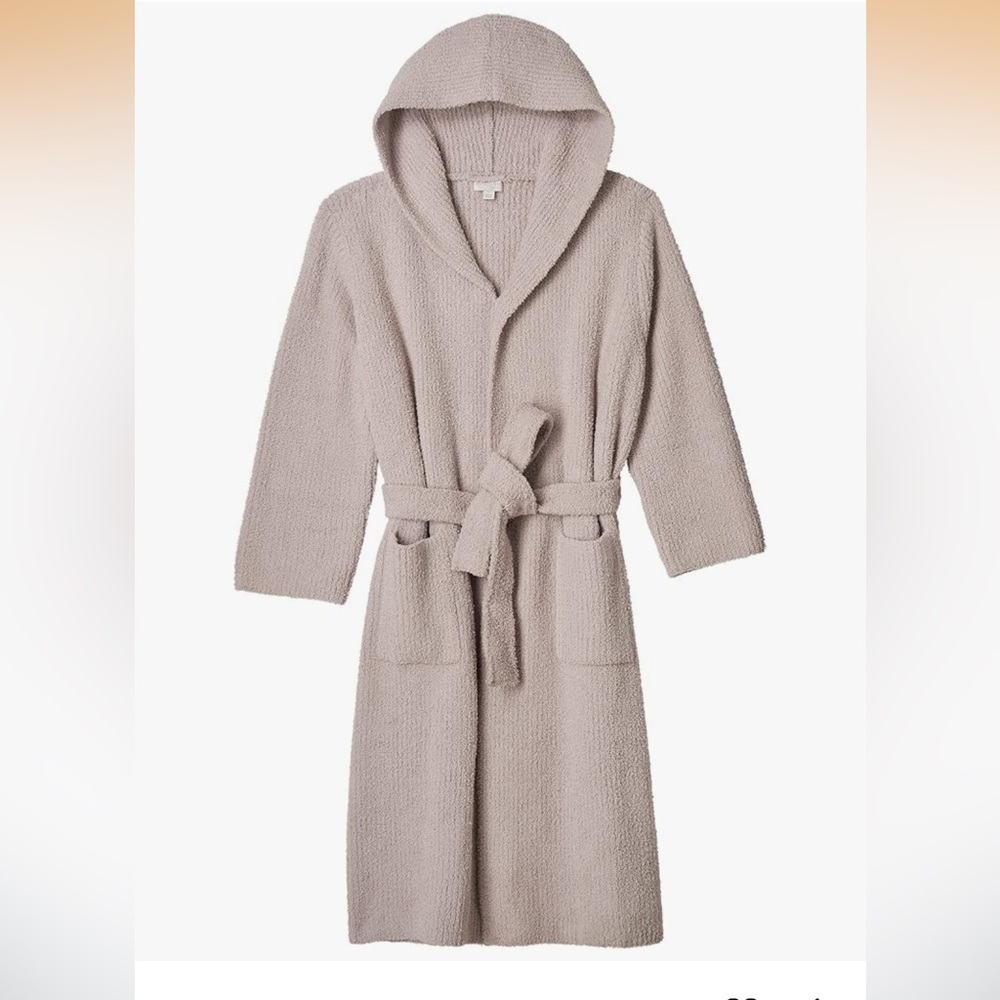 Barefoot Dreams CozyChic Hooded Robe Size 2